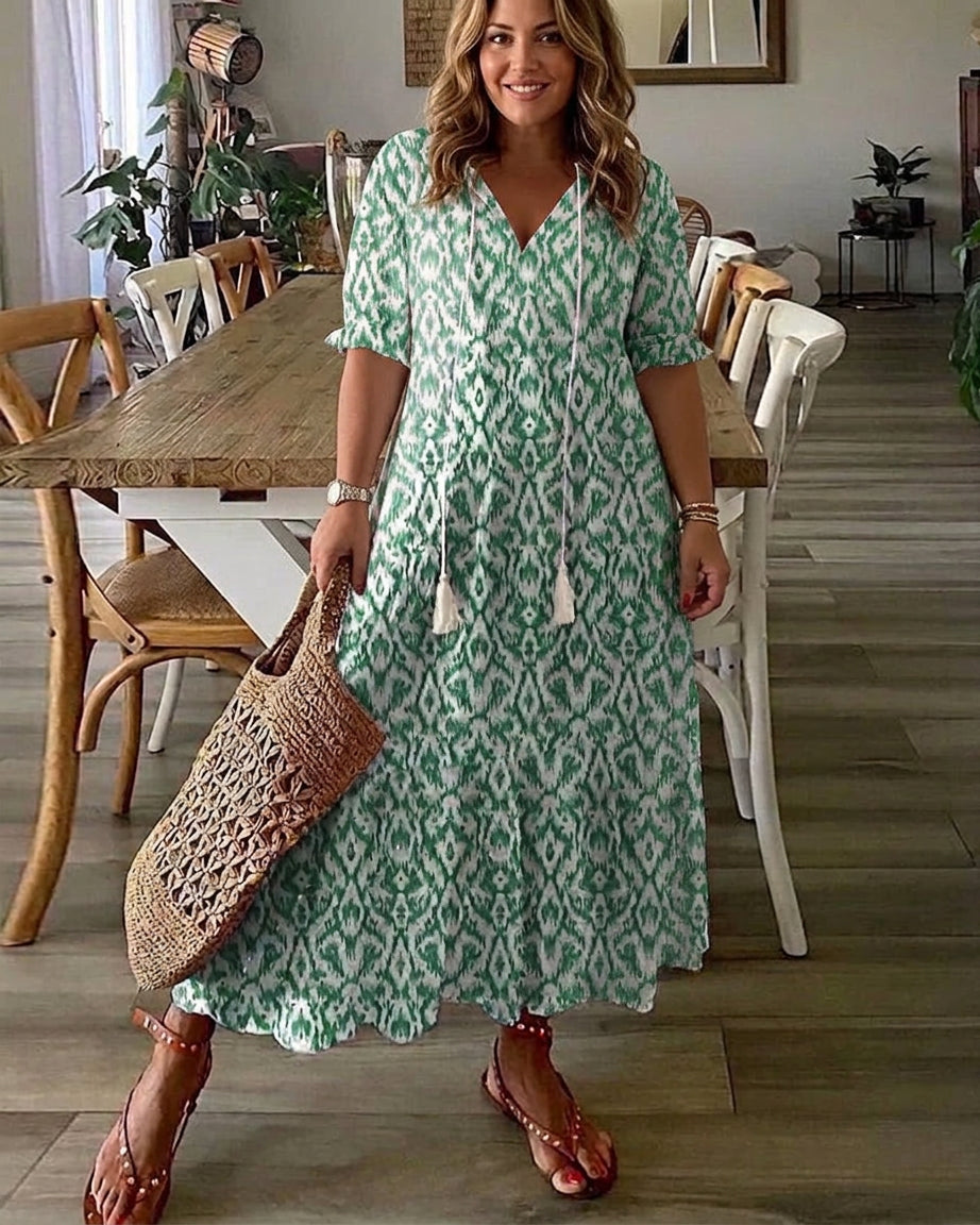 Céleste | Robe Bohème à Couverture du Ventre