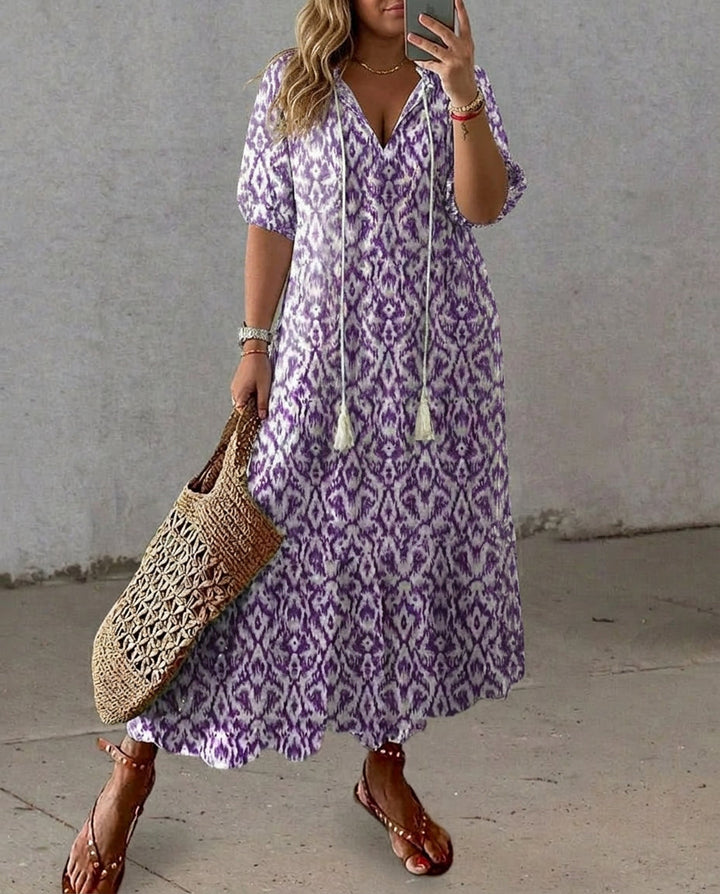 Céleste | Robe Bohème à Couverture du Ventre