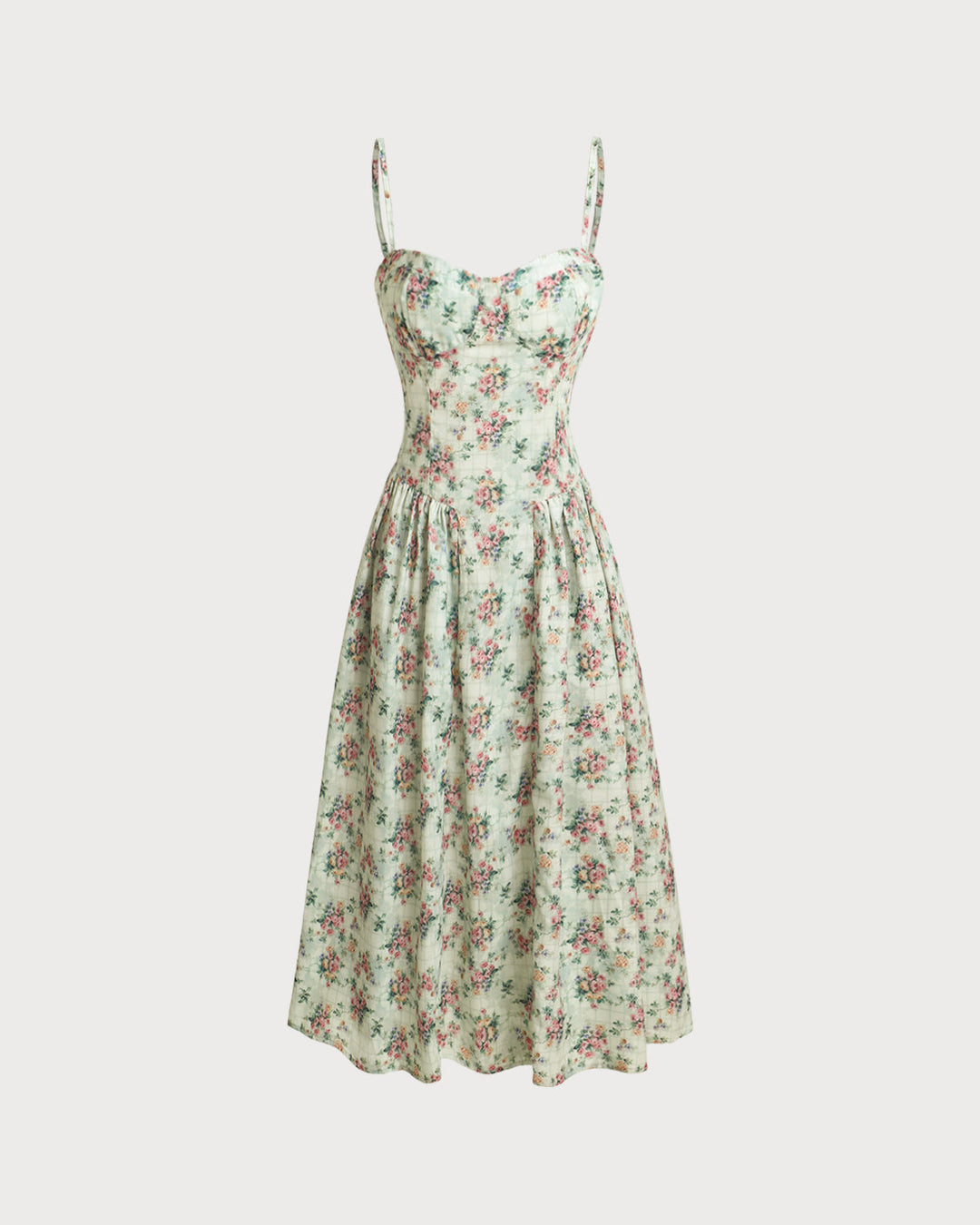 Camille | Robe Midi Fleurie