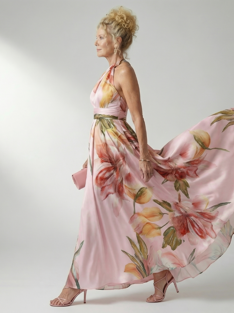 Clarisse | Robe Maxi Fleurie Légère