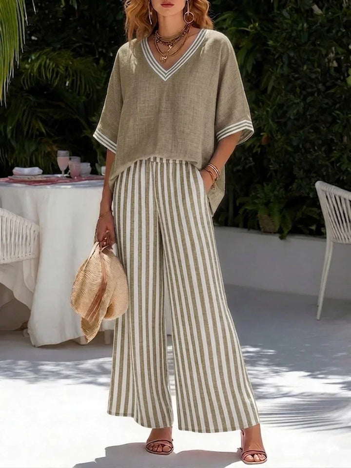 Ensemble Rayé Décontracté Sienna