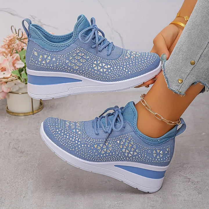 Jade | Sneakers Slip-On Élastiques Brillantes