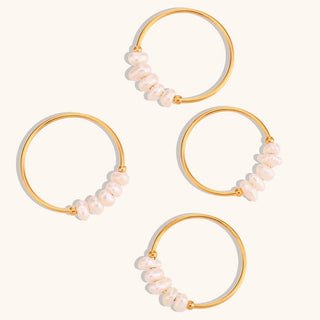 BAGUE AVEC PERLES D'EAU DOUCE