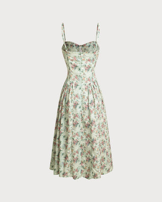 Camille | Robe Midi Fleurie