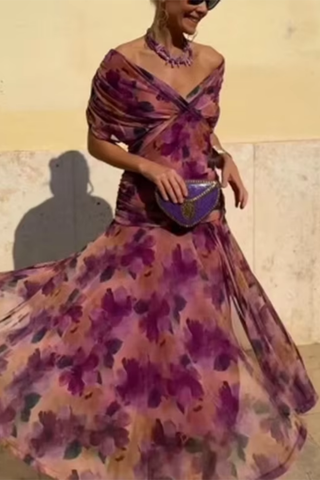 Romane | Robe de Soirée Corail
