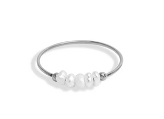BAGUE AVEC PERLES D'EAU DOUCE