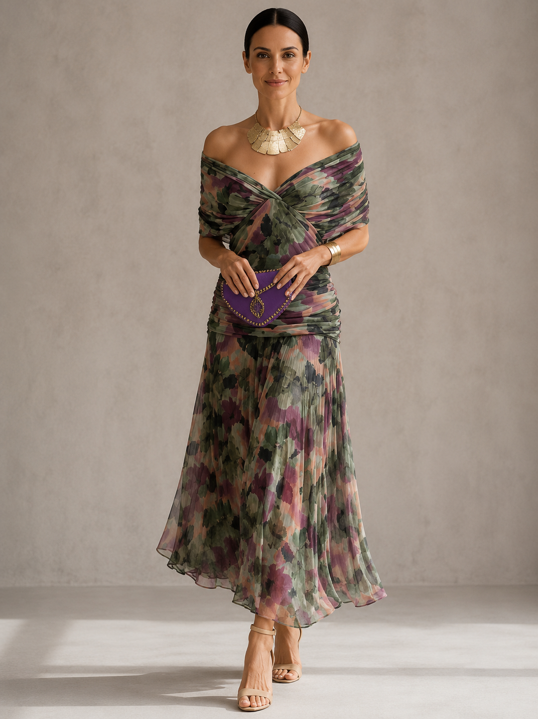Romane | Robe de Soirée Corail