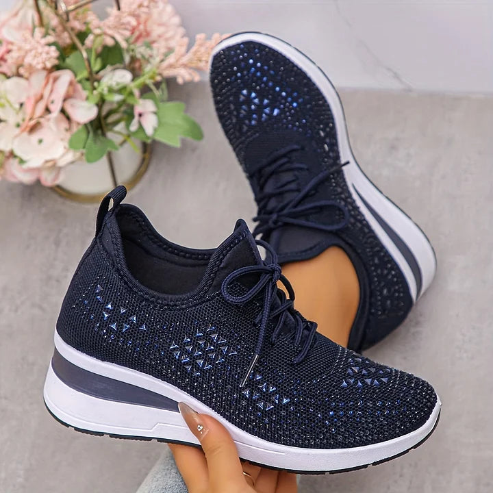 Jade | Sneakers Slip-On Élastiques Brillantes