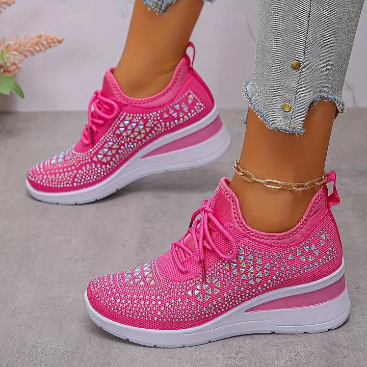 Jade | Sneakers Slip-On Élastiques Brillantes
