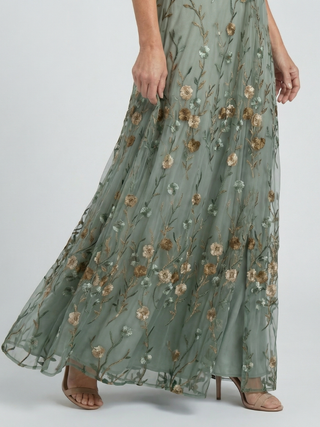 Anaïs | Robe Maxi Halter Bloom Flow