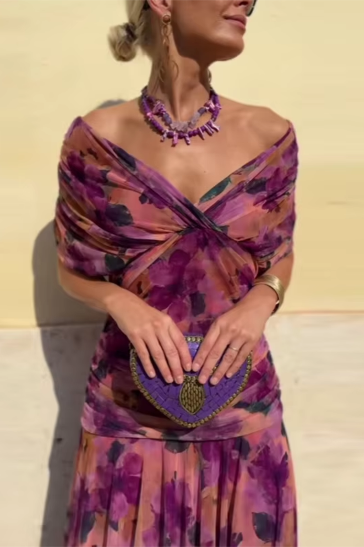 Romane | Robe de Soirée Corail