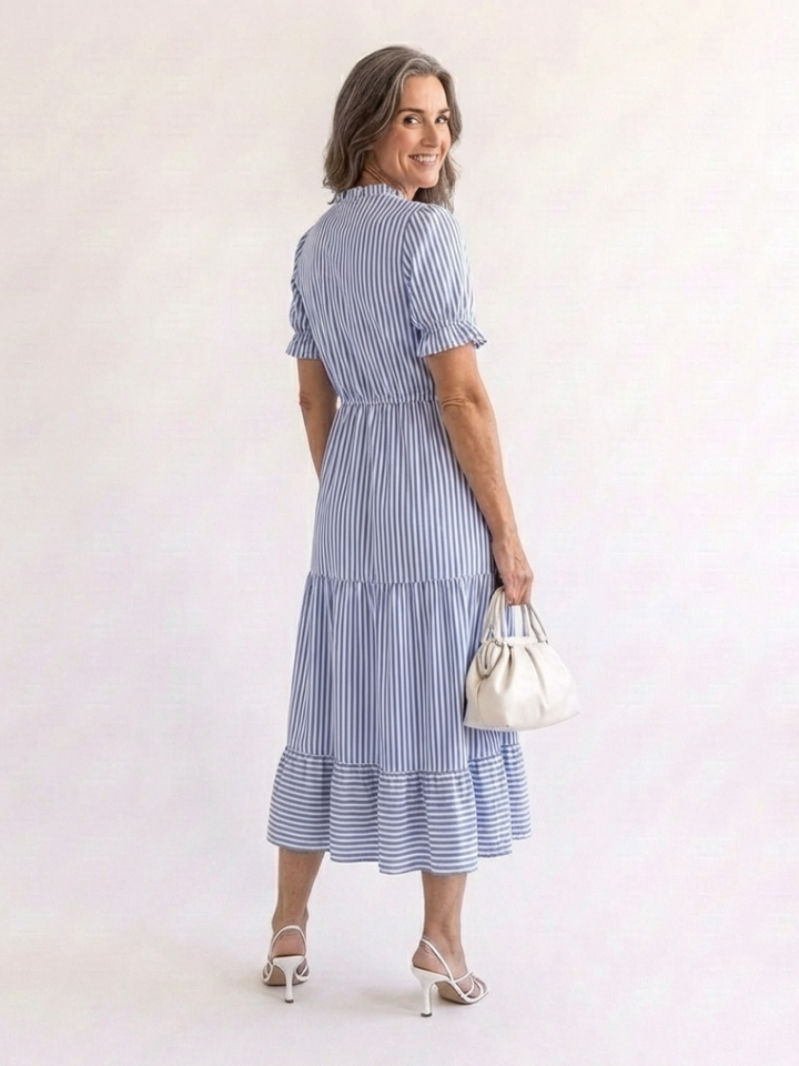 Robe midi à manches courtes Dakato