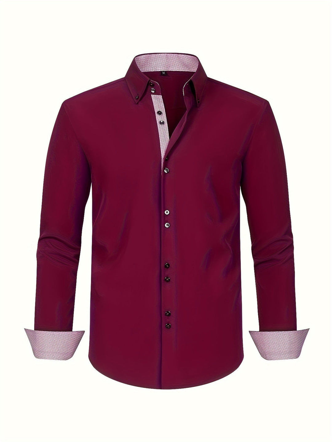 CHEMISE ÉLÉGANTE LÉGÈRE AVEC DÉTAILS CONTRASTÉS