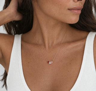Chloé | Collier Pierres de Naissance Personnalisé