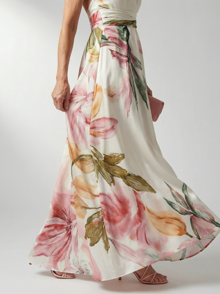 Clarisse | Robe Maxi Fleurie Légère