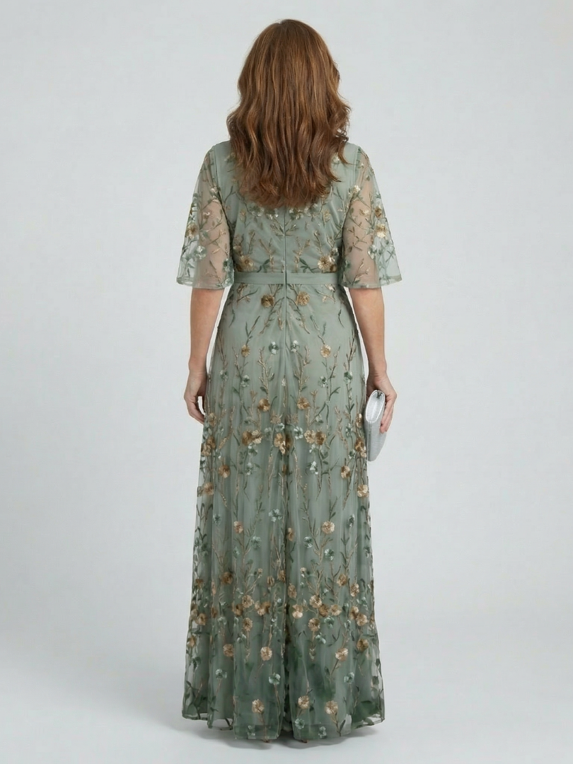 Anaïs | Robe Maxi Halter Bloom Flow