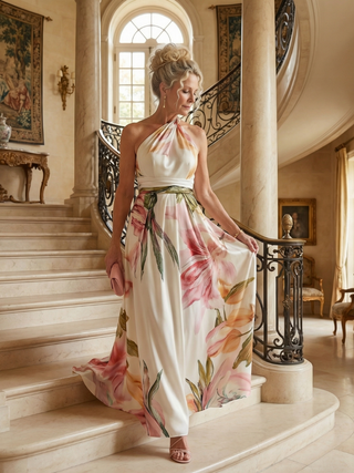 Clarisse | Robe Maxi Fleurie Légère