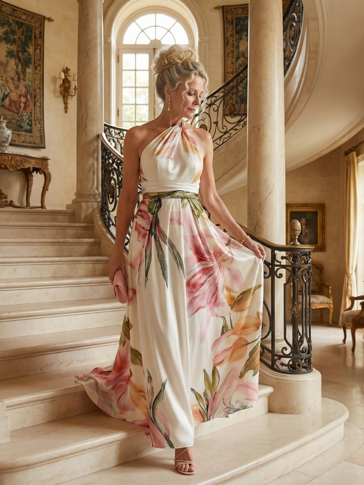 Clarisse | Robe Maxi Fleurie Légère