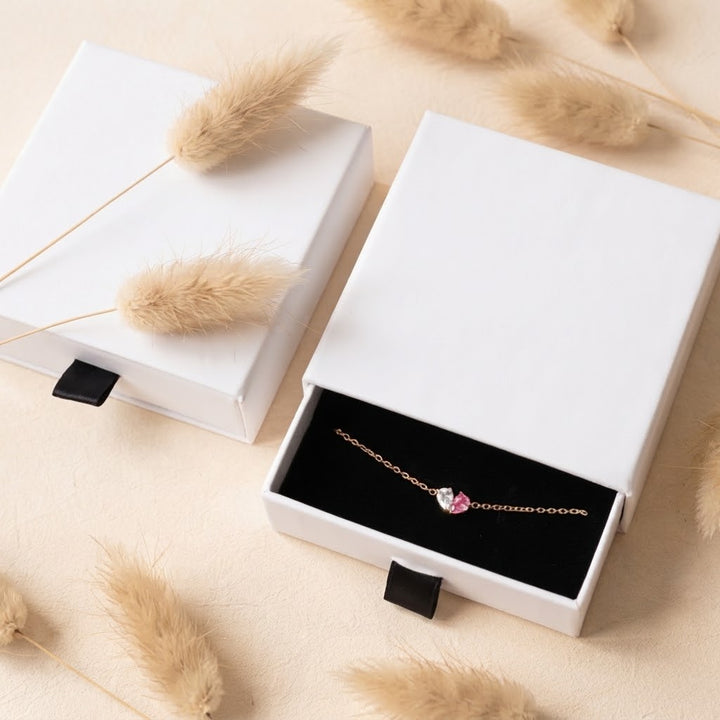 BRACELET DUO AVEC PIERRES DE NAISSANCE