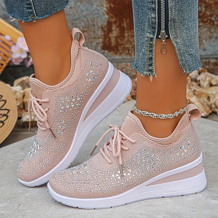 Jade | Sneakers Slip-On Élastiques Brillantes