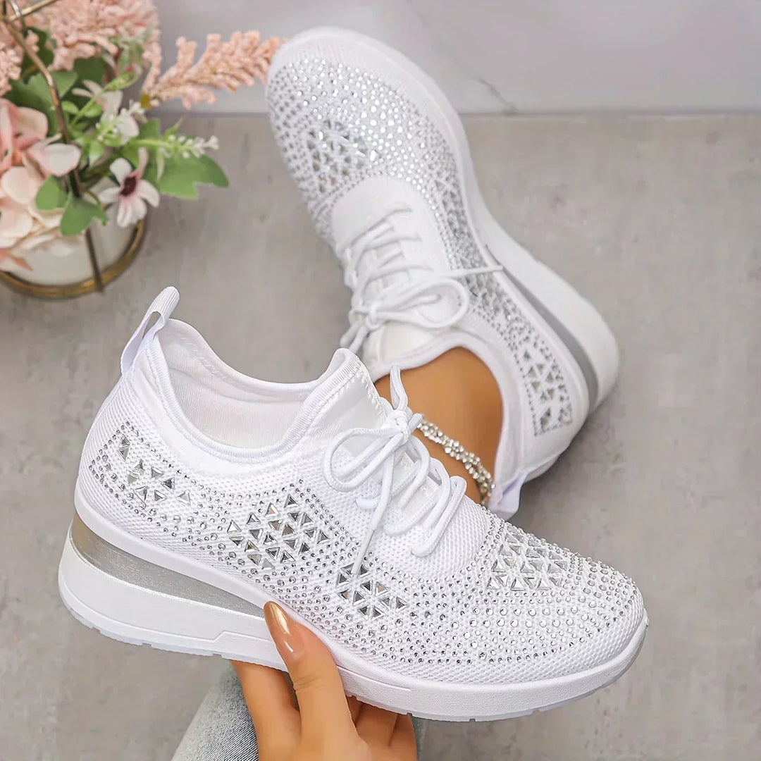Jade | Sneakers Slip-On Élastiques Brillantes