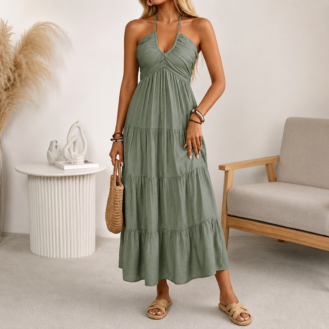 Roxane | Robe Maxi D'été Sans Dos