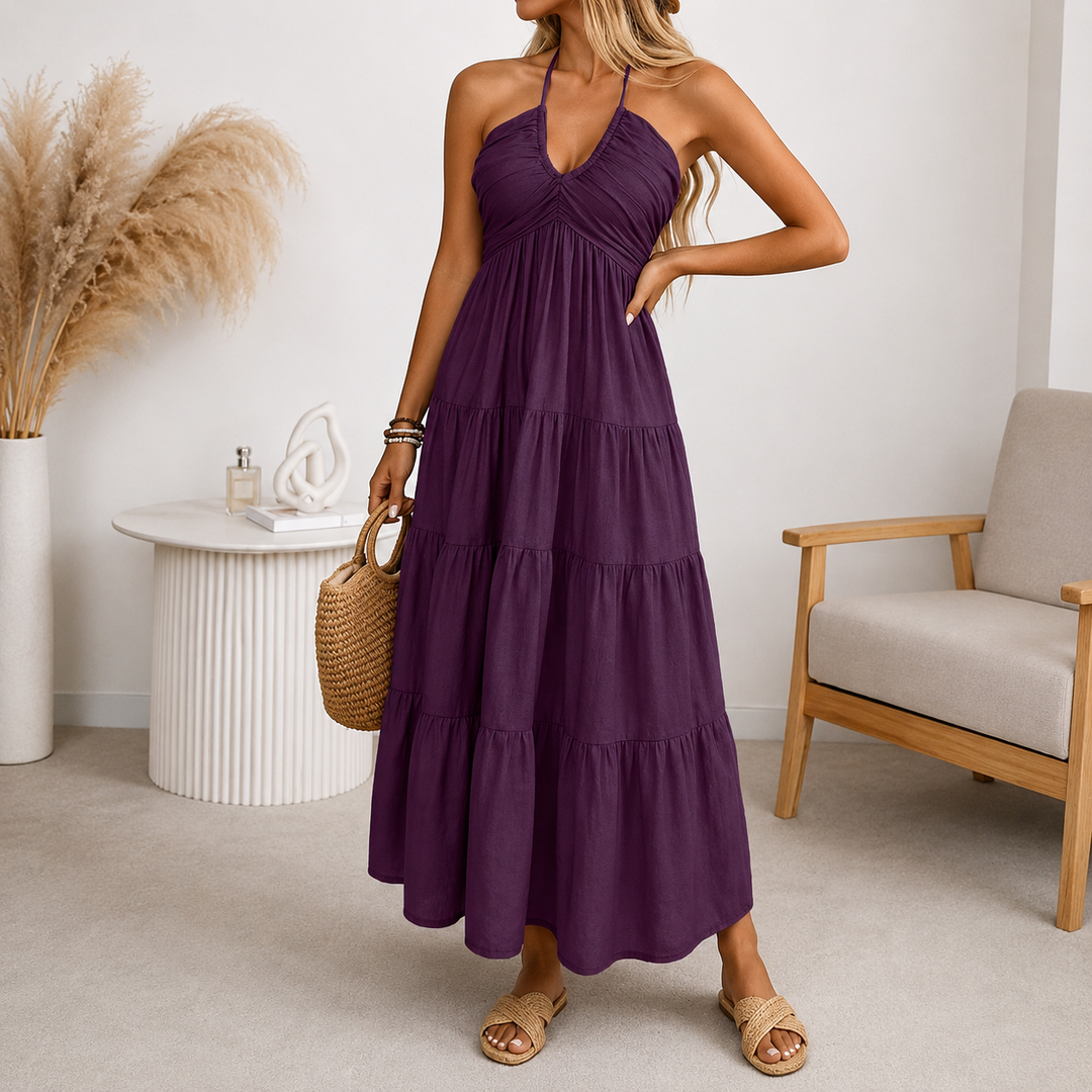 Roxane | Robe Maxi D'été Sans Dos