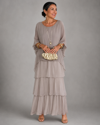 Manon | Robe Maxi Élégante et Fluide