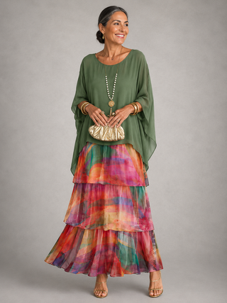 Manon | Robe Maxi Élégante et Fluide