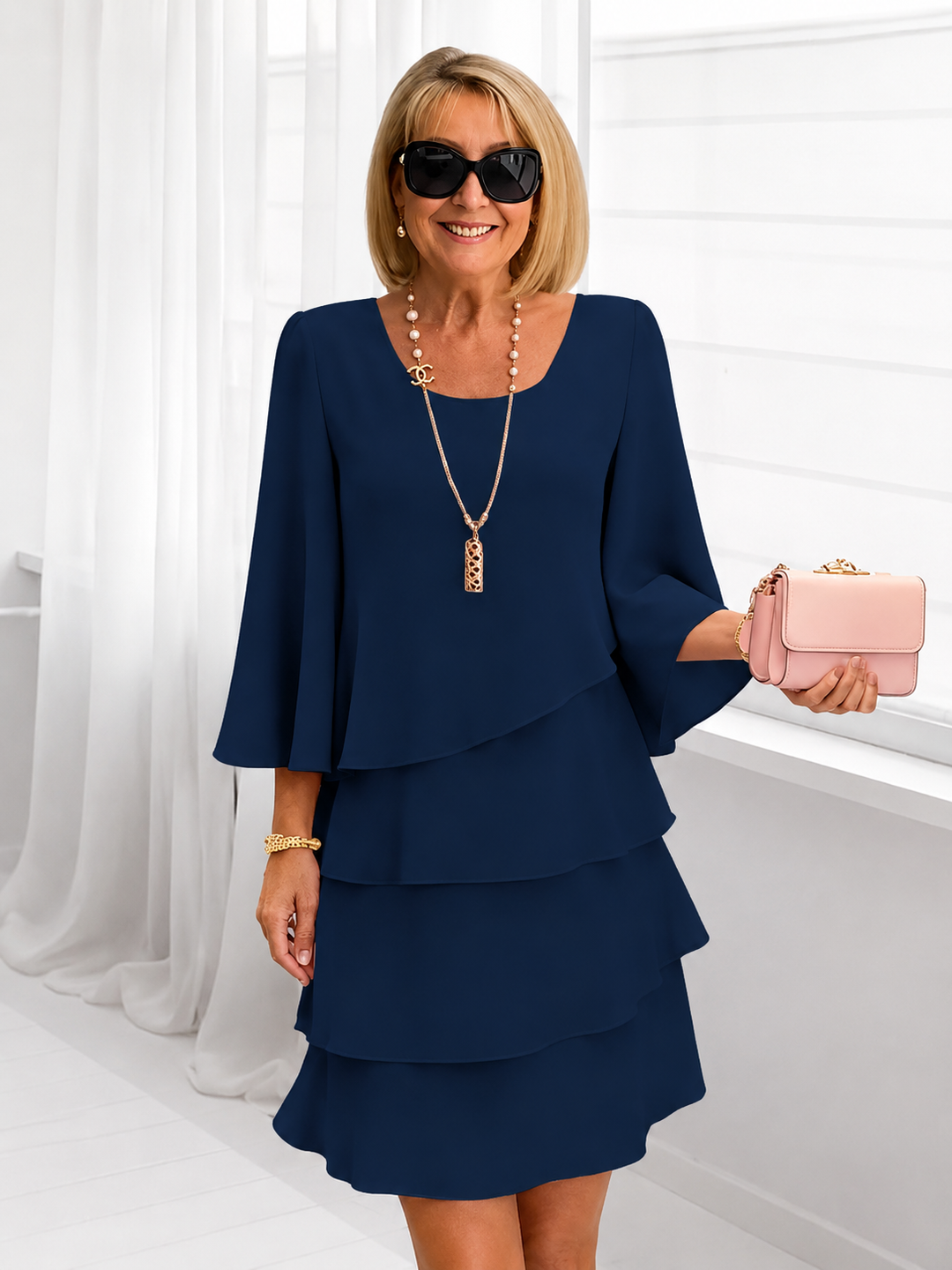 Margaux | Robe à volants Élégante et Confortable