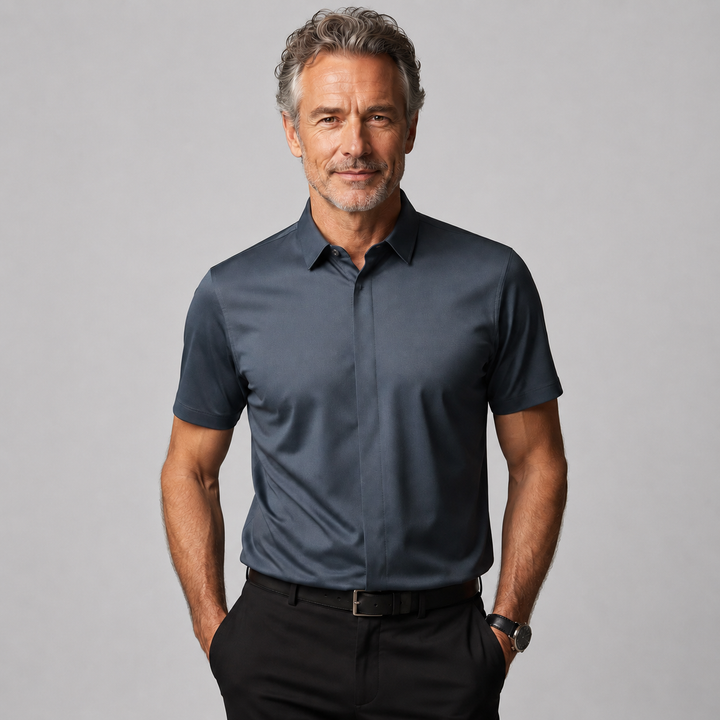 Theo | Chemise de luxe à fermeture invisible