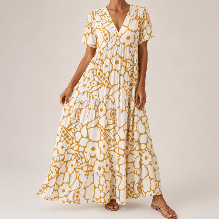 Coralie | Robe Bohémienne Élegante
