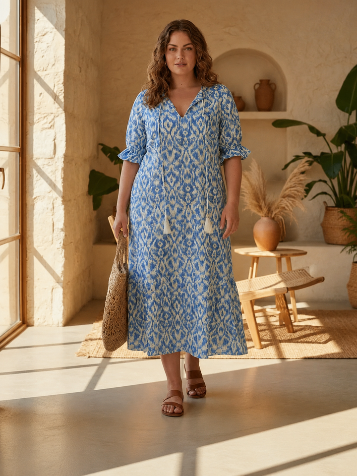 Céleste | Robe Bohème à Couverture du Ventre