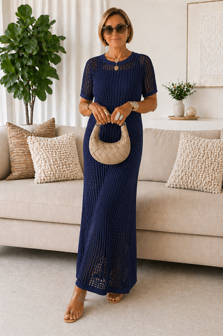 Clémence | Robe Maxi Longue Découpée + Robe Intérieure Gratuite