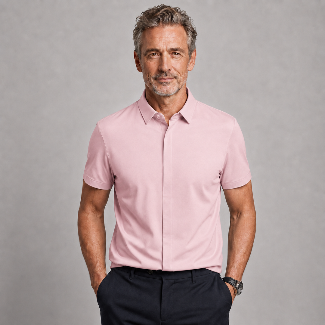 Theo | Chemise de luxe à fermeture invisible
