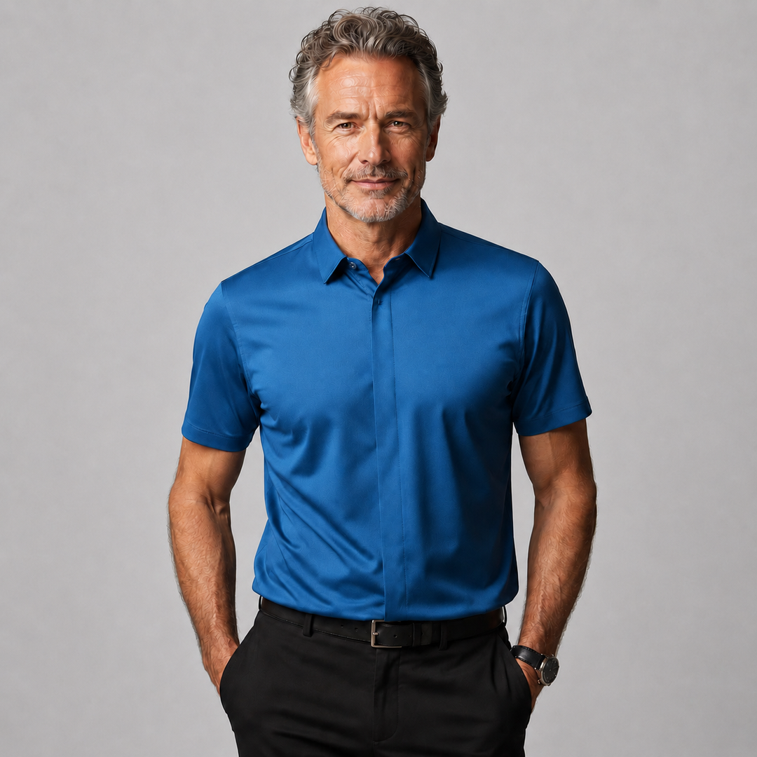 Theo | Chemise de luxe à fermeture invisible