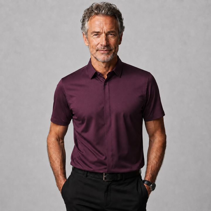 Theo | Chemise de luxe à fermeture invisible