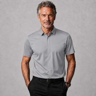 Theo | Chemise de luxe à fermeture invisible