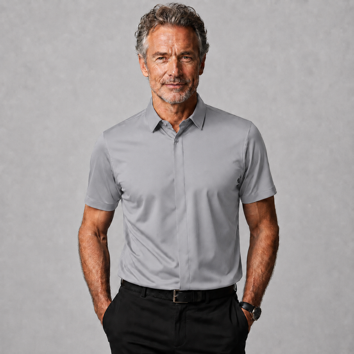 Theo | Chemise de luxe à fermeture invisible