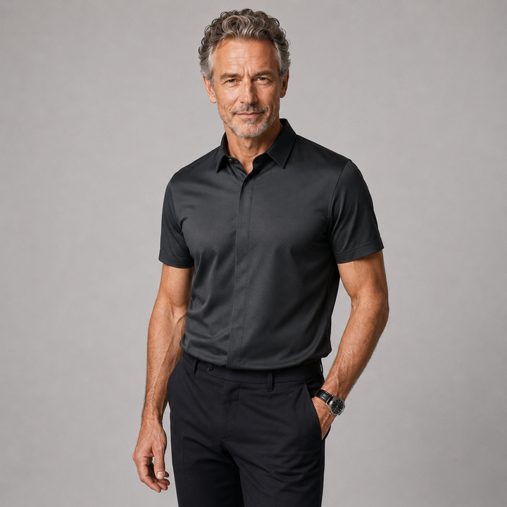 Theo | Chemise de luxe à fermeture invisible
