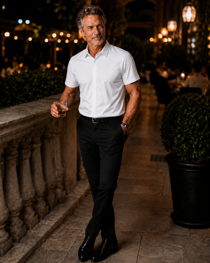 Theo | Chemise de luxe à fermeture invisible