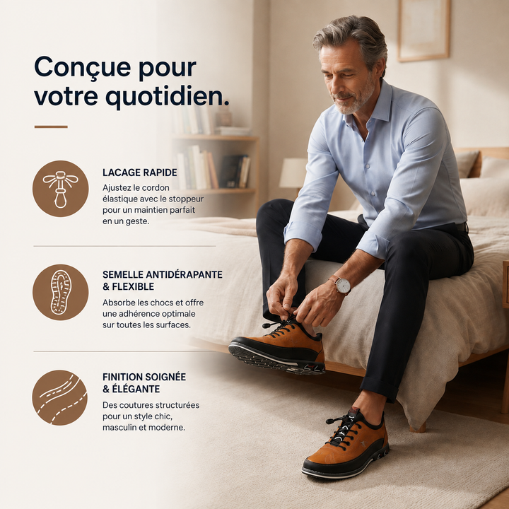 Arthur | Baskets Homme Laçage Rapide