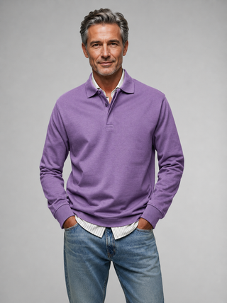 Charles | Polo Homme Manche Longue Classique