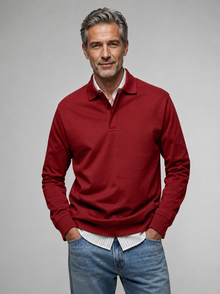 Charles | Polo Homme Manche Longue Classique