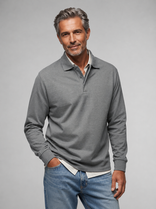 Charles | Polo Homme Manche Longue Classique