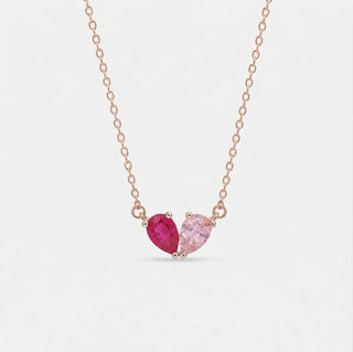 COLLIER DUO AVEC PIERRES DE NAISSANCE