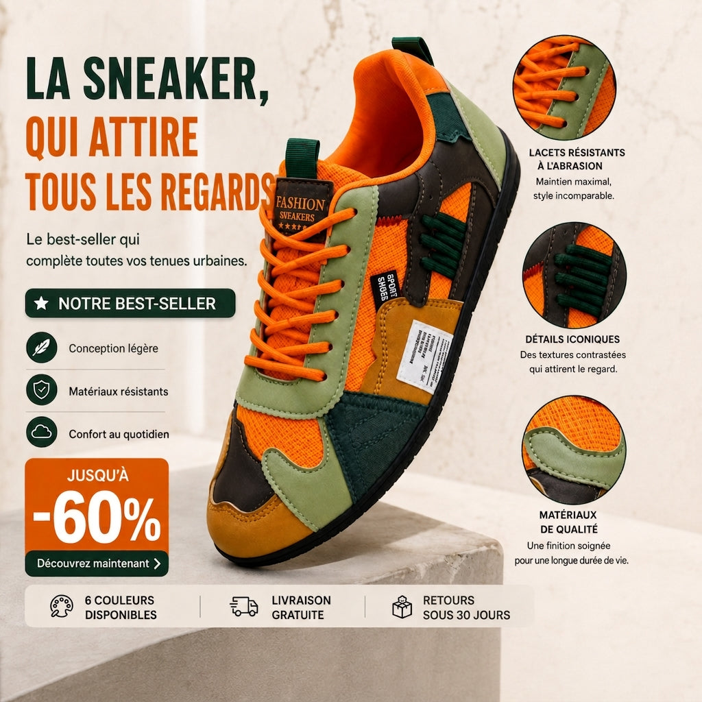 Zadig | Baskets rétro colorées
