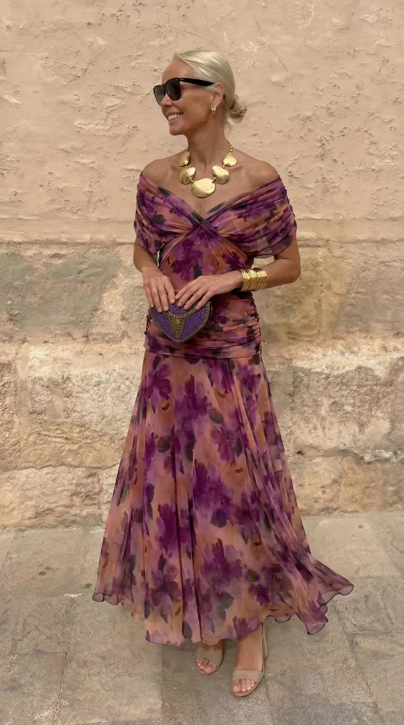 Romane | Robe de Soirée Corail