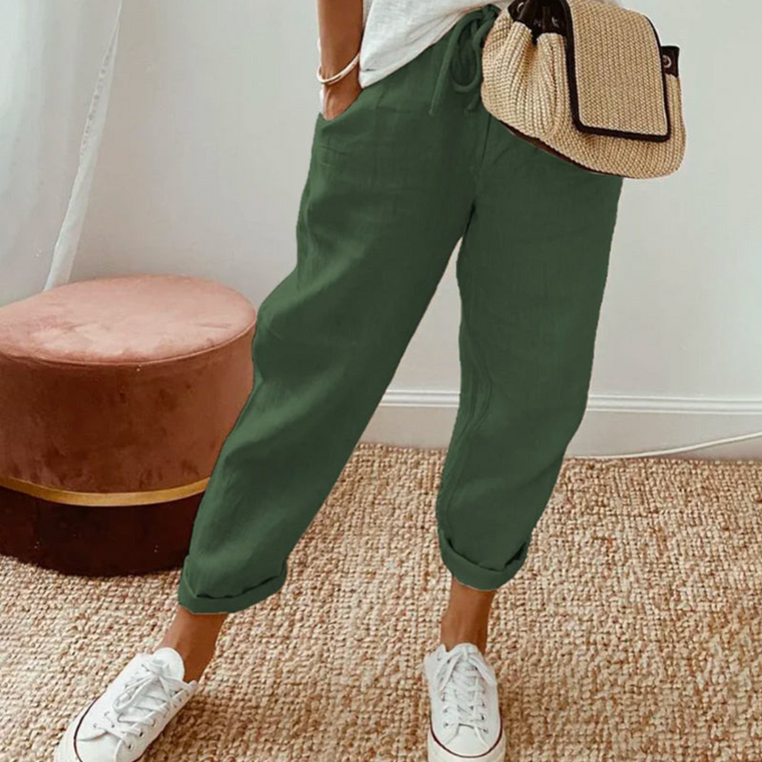 Pantalon élégant coton