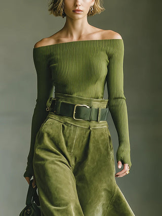 Ensemble Chic Épaules Nues Lola